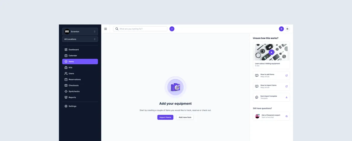 Kick-staring user onboarding hero